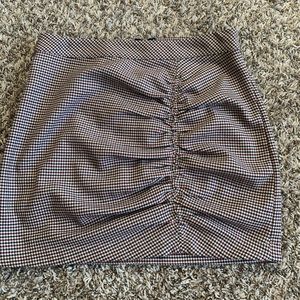 Free people houndstooth mini skirt